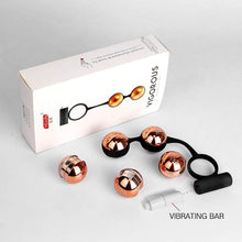 Load image into Gallery viewer, Stronger Glans Trainer Weighted Vibrating Cock Ring, 6pc