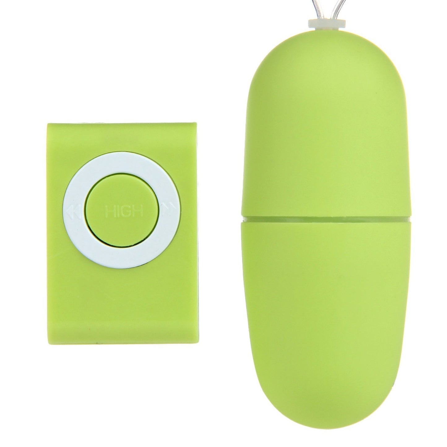 MP3 Shape Mini Bullet Egg Vibrator with Wireless Remote Control, 20 Mode