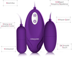 Slim Wired Bullet Love Egg with Remote Control, 12 Speed