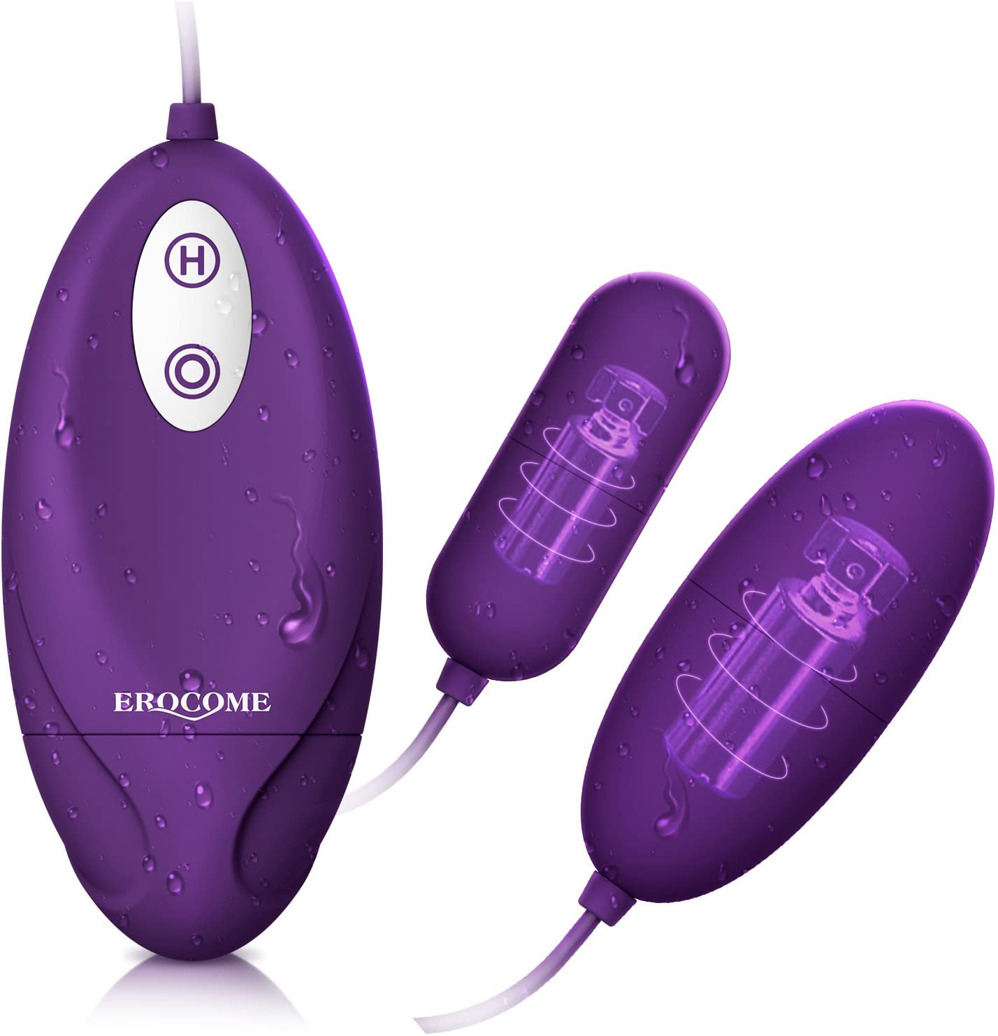 Slim Wired Bullet Love Egg with Remote Control, 12 Speed