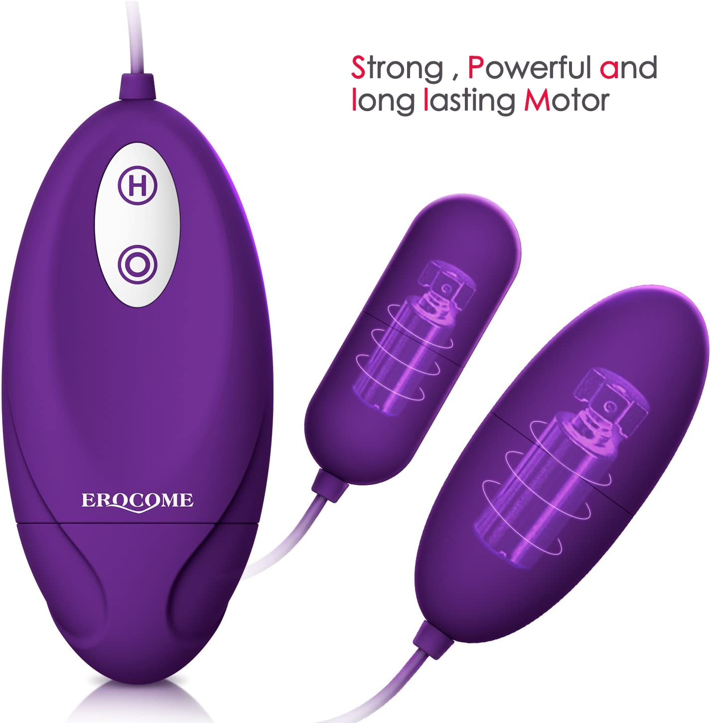 Slim Wired Bullet Love Egg with Remote Control, 12 Speed