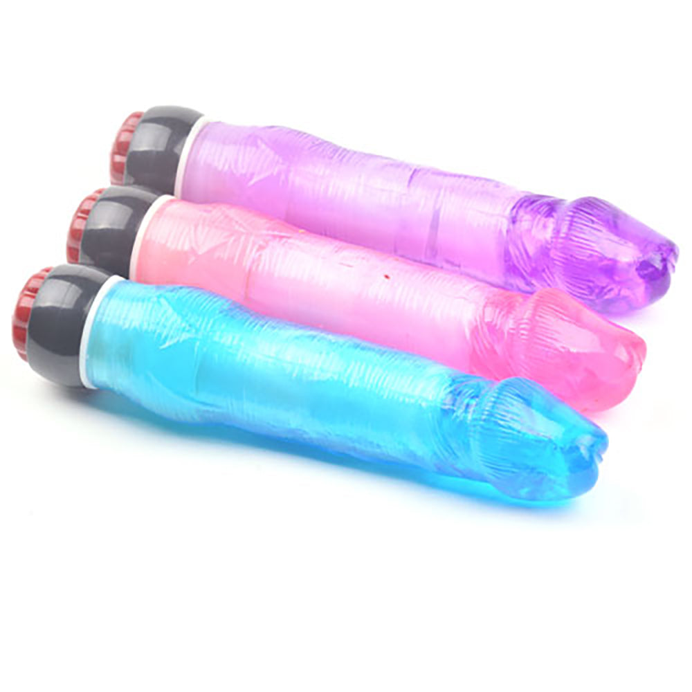 Jelly Vibrating Dildo 8.5 inch