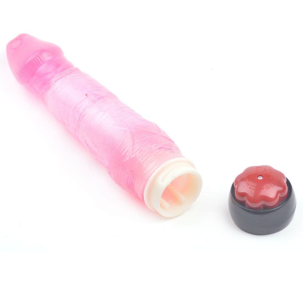 Jelly Vibrating Dildo 8.5 inch