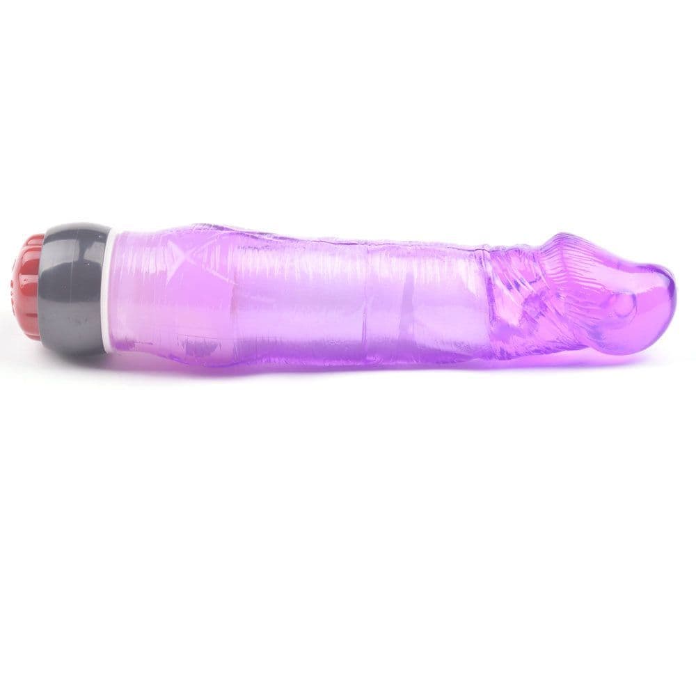 Jelly Vibrating Dildo 8.5 inch