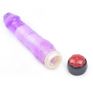 Jelly Vibrating Dildo 8.5 inch
