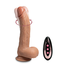 Load image into Gallery viewer, 8.3&quot; Rechargeable Vibrating, Thrusting &amp; Warming Dildo with Remote, 13 Function