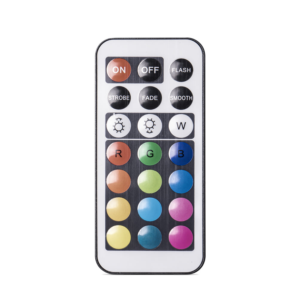 Light Up LED Metallic Butt Plug III with 21 Key Remote