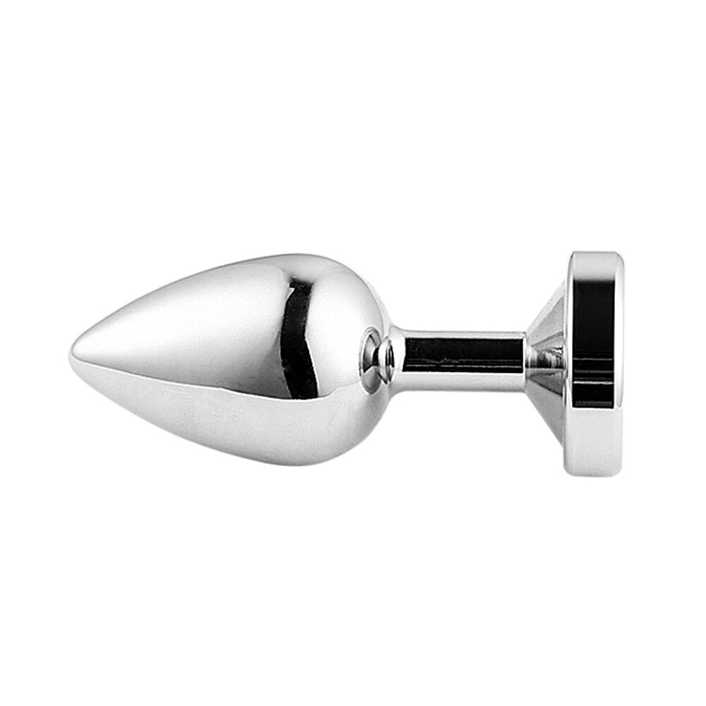 Light Up LED Metallic Butt Plug