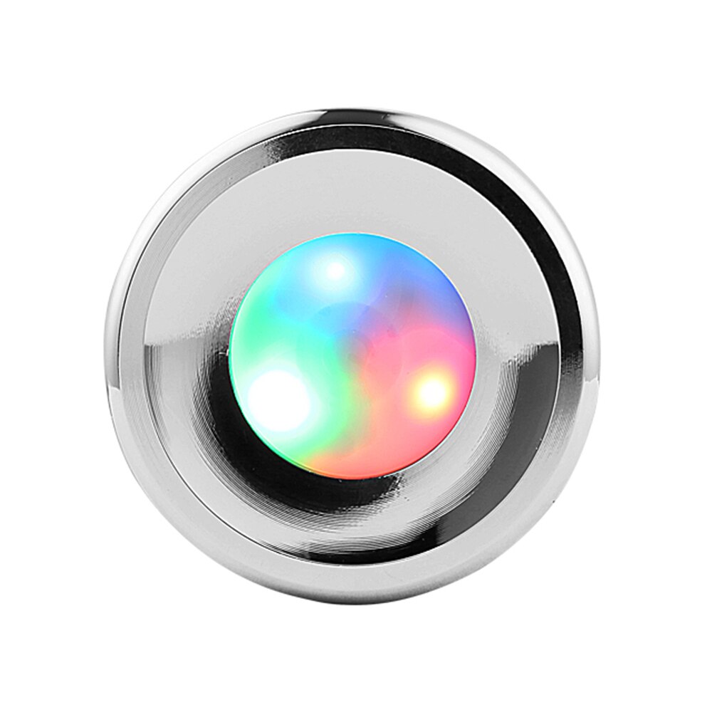 Light Up LED Metallic Butt Plug