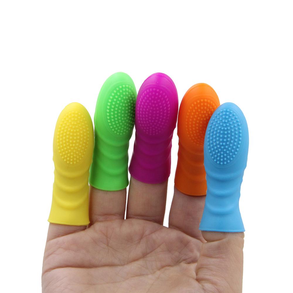 Silicone G-Spot Rubbing Finger Sleeve