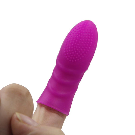 Silicone G-Spot Rubbing Finger Sleeve