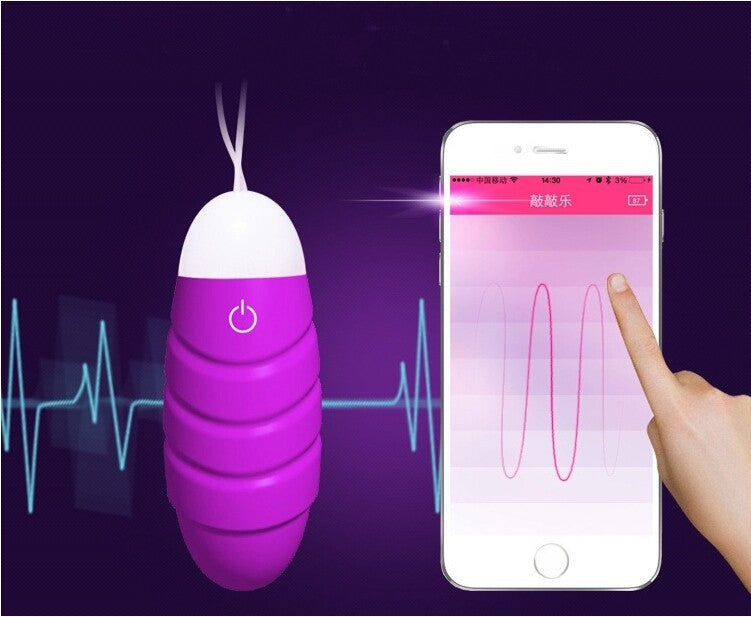 App Controlled Rechargeable Love Egg Vibrator (IOS)