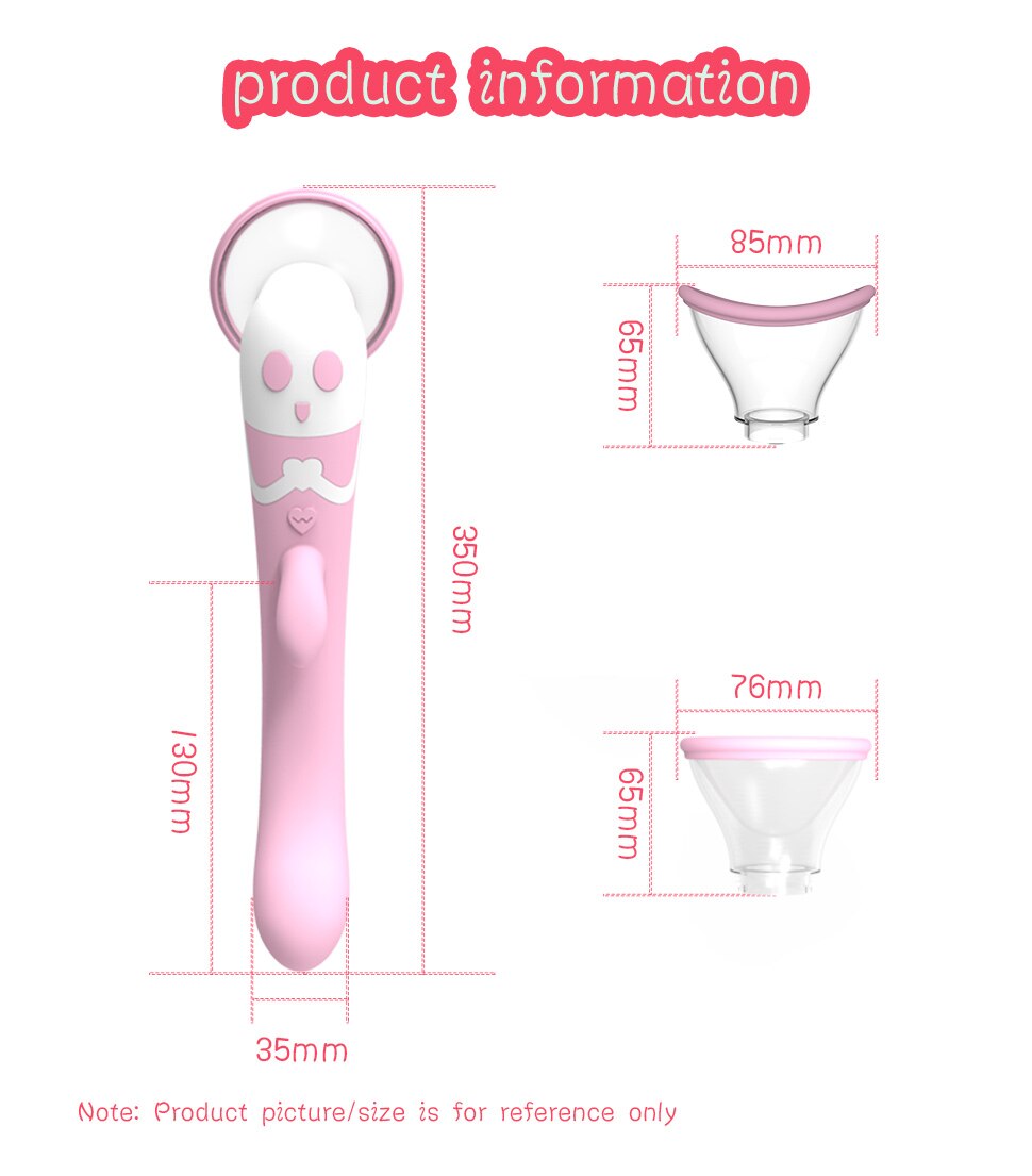 Rechargeable Tongue & Suction Vibrator, 12 Speed