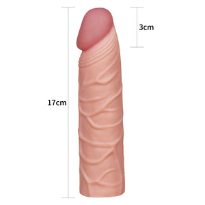 Lovetoy Add 1" Pleasure X Tender Penis Sleeve