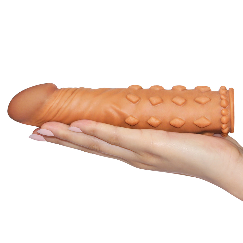 Lovetoy Add 2" Pleasure X Tender Penis Sleeve