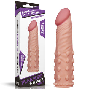 Lovetoy Add 2" Pleasure X Tender Penis Sleeve