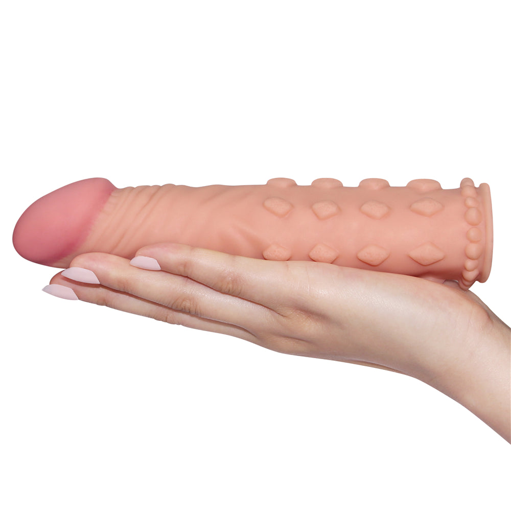 Lovetoy Add 2" Pleasure X Tender Penis Sleeve