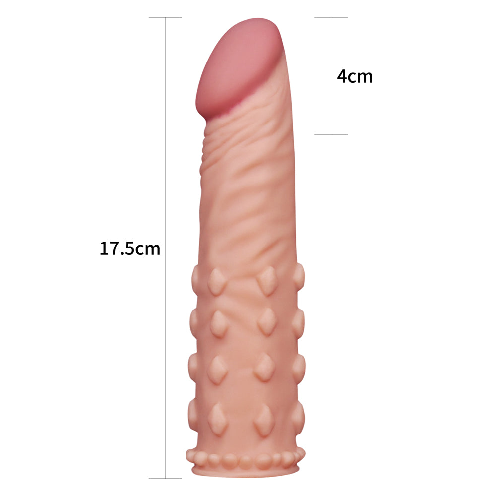 Lovetoy Add 2" Pleasure X Tender Penis Sleeve