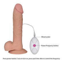 Load image into Gallery viewer, 9&quot; The Ultra Soft Dude Vibrating, 10 Function