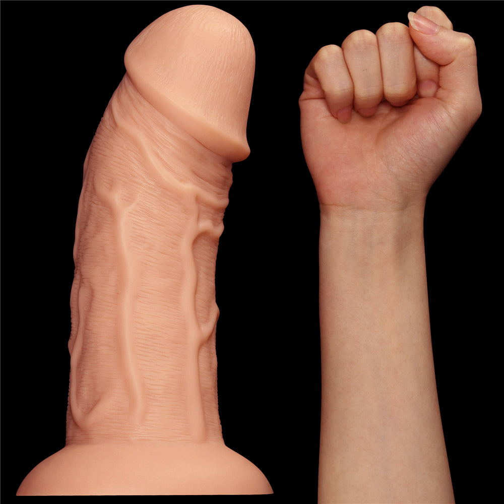 Lovetoy 9.5'' Realistic Curved Dildo