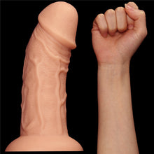 Load image into Gallery viewer, Lovetoy 9.5&#39;&#39; Realistic Curved Dildo