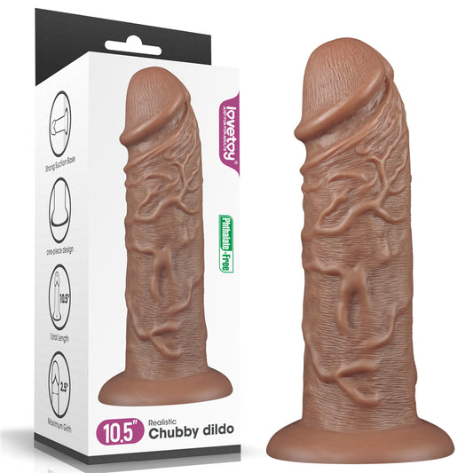 Lovetoy 10.5'' Realistic Chubby Dildo