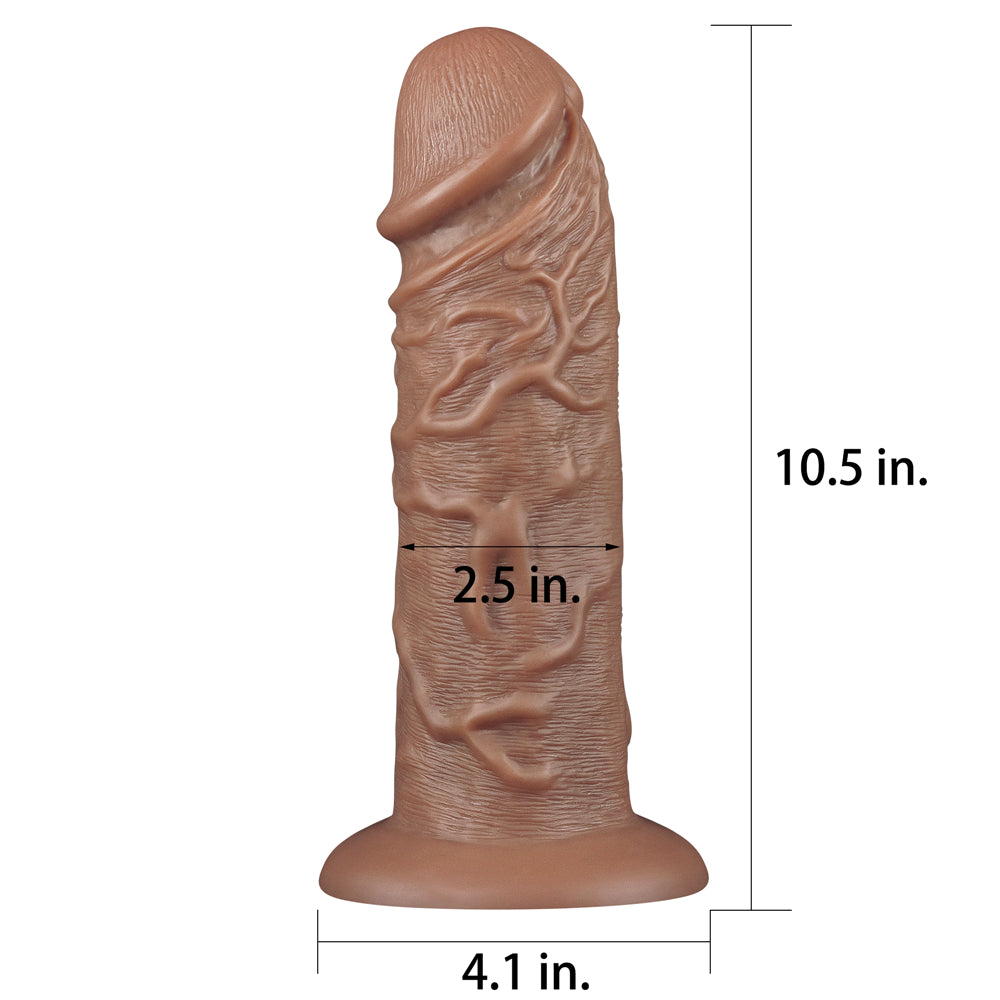 Lovetoy 10.5'' Realistic Chubby Dildo