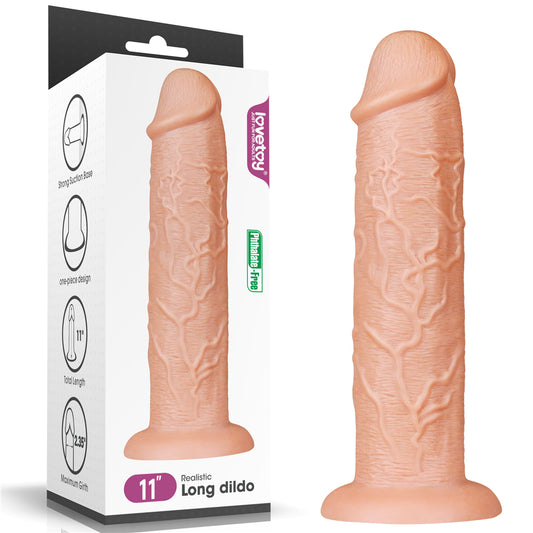 Lovetoy 11'' Realistic Long Dildo