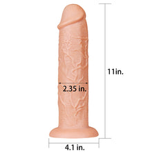 Load image into Gallery viewer, Lovetoy 11&#39;&#39; Realistic Long Dildo