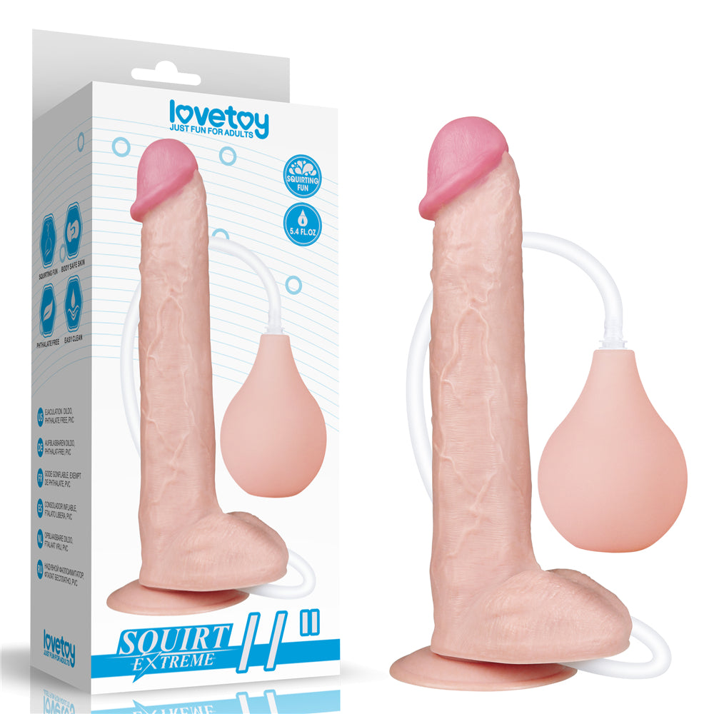 Lovetoy 11" Squirt Extreme Dildo