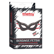 Load image into Gallery viewer, Lovetoy Bondage Fetish Masquerade Mask