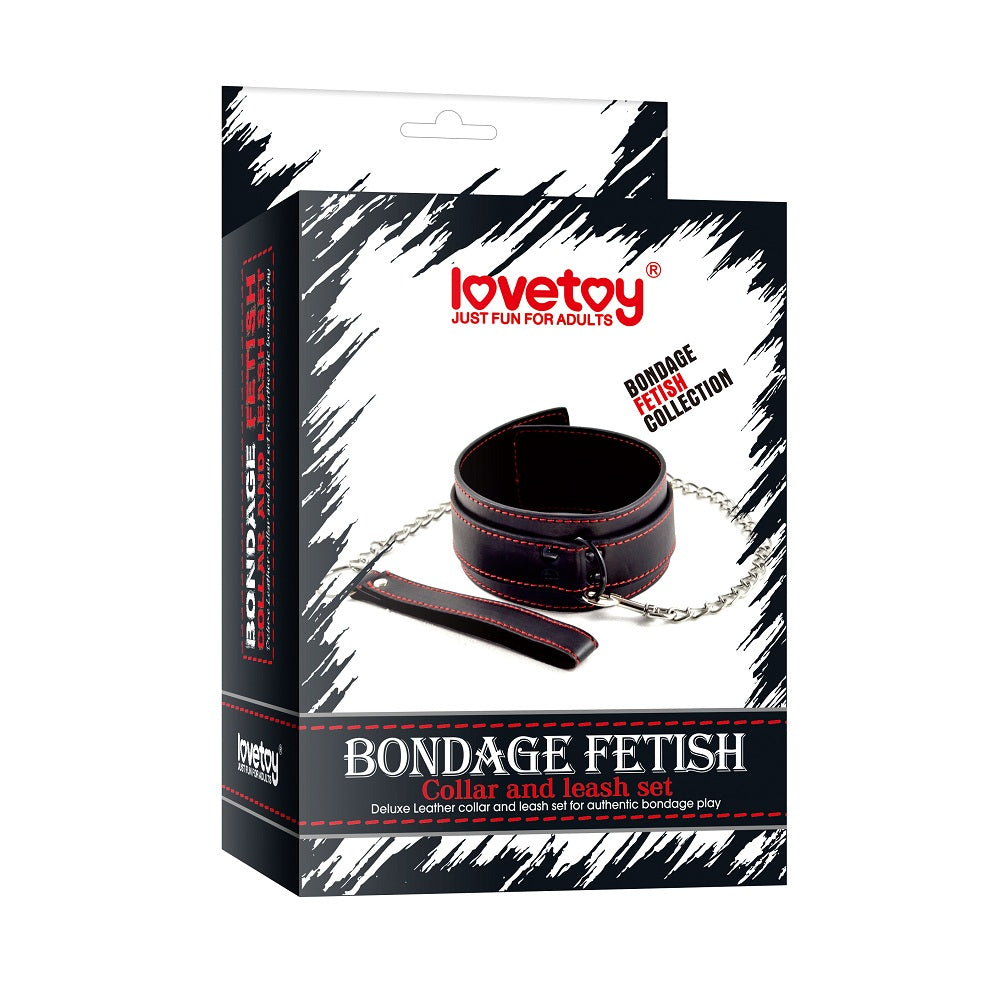 Lovetoy Bondage Fetish Pleasure Collar (Leash + Collar Set)