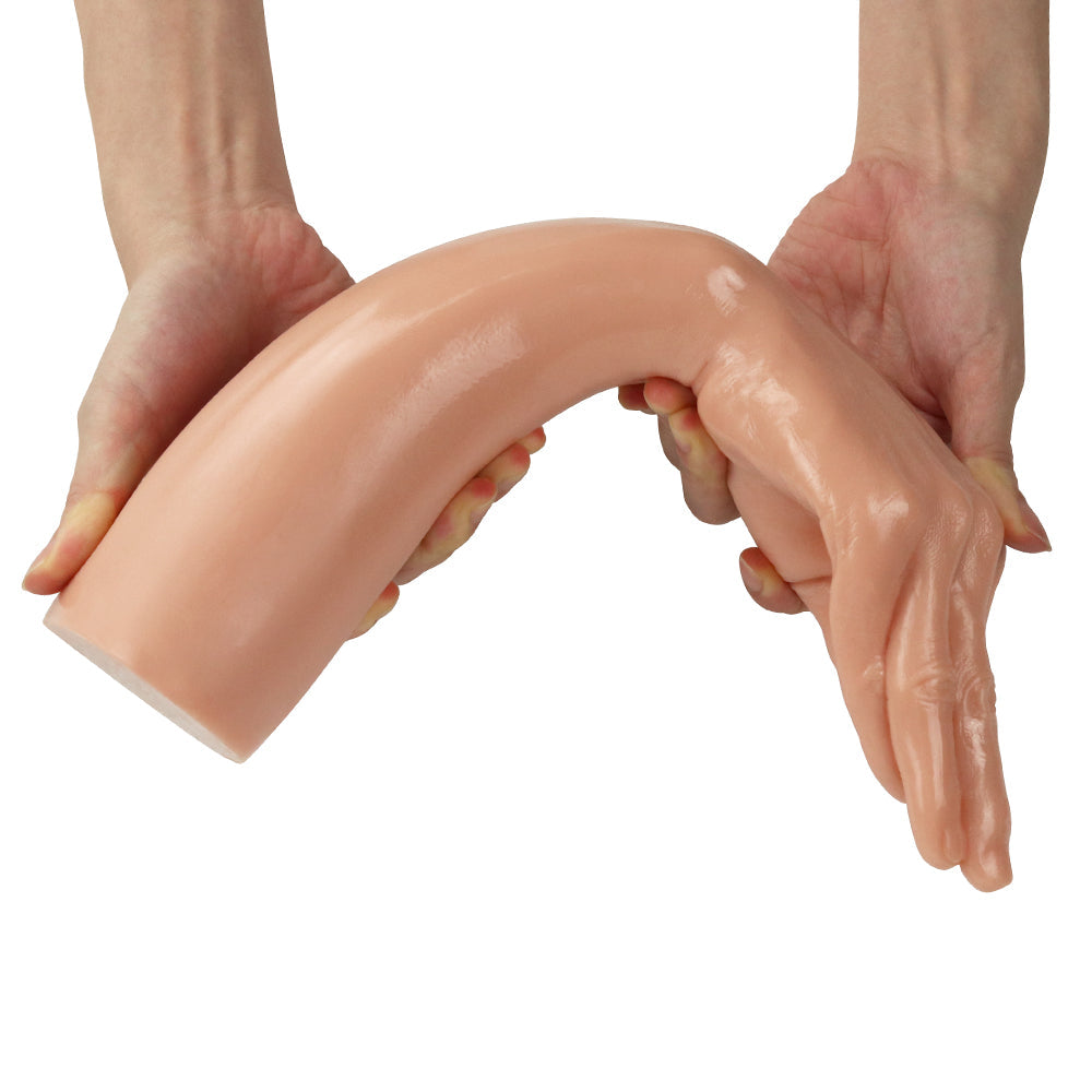 13.5" Tapered Fingers Fisting Hand Dildo