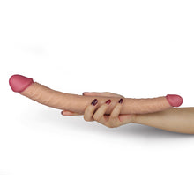 Load image into Gallery viewer, Lovetoy 14&quot; King Size Realistic Ladykiller Tapered Double Penetration