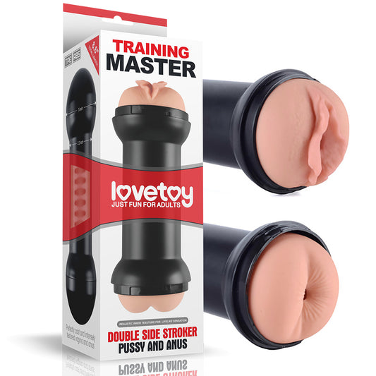 Lovetoy Training Master Double Side Stroker Pussy and Anus