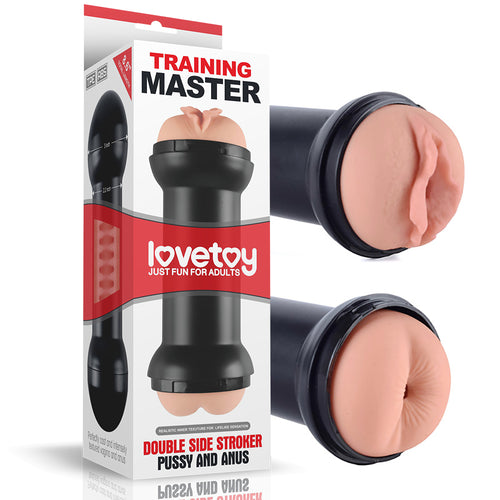 Lovetoy Training Master Double Side Stroker Pussy and Anus