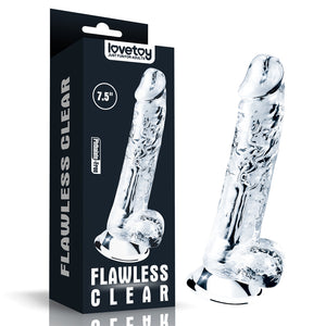 Lovetoy Flawless Clear Dildo 7.5''