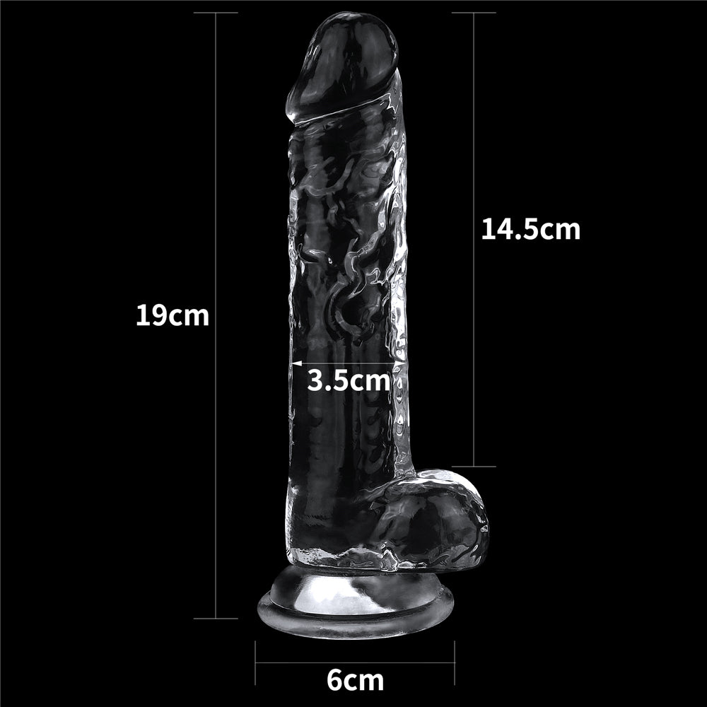 Lovetoy Flawless Clear Dildo 7.5''