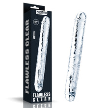 Load image into Gallery viewer, Lovetoy Flawless Clear Double dildo 12&quot;