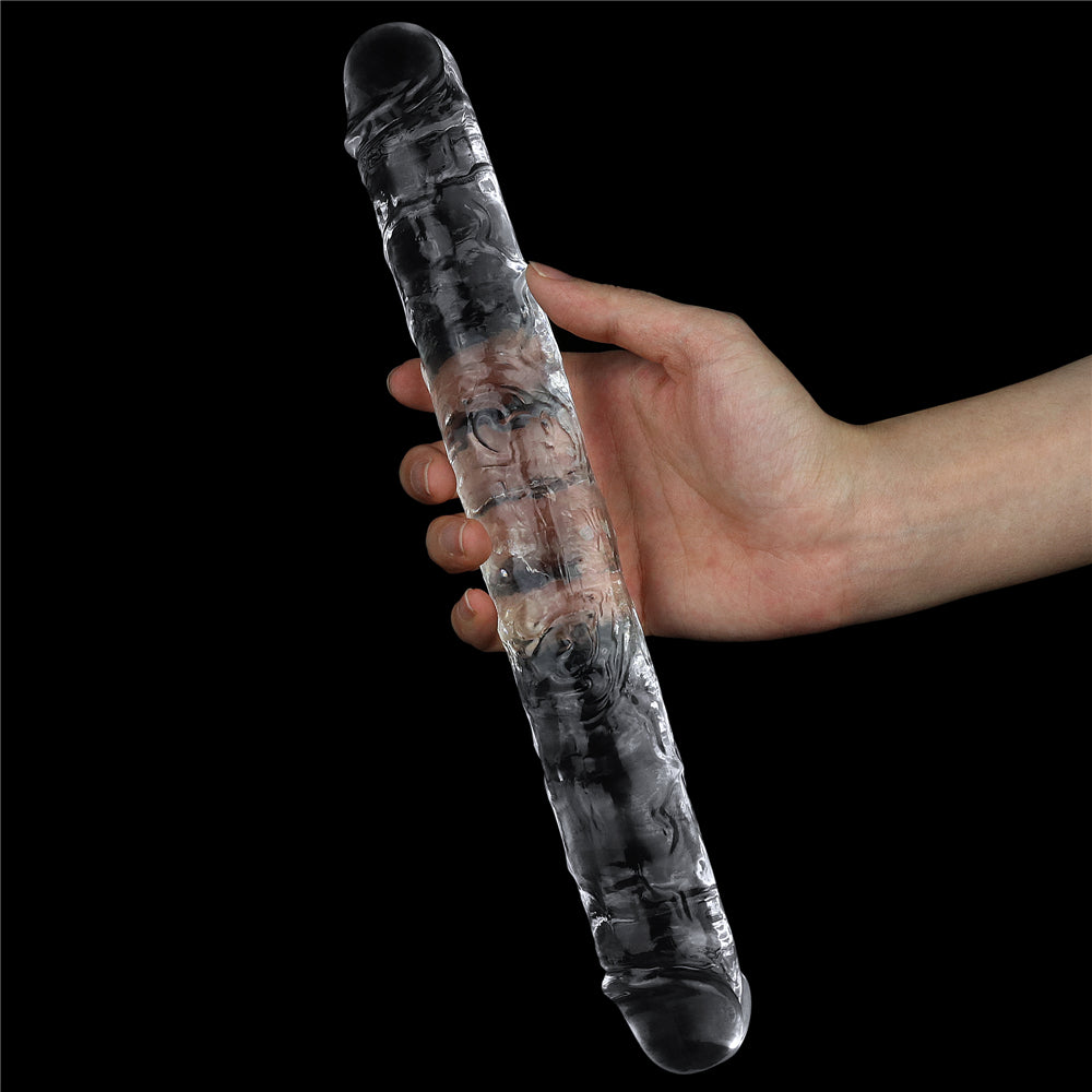 Lovetoy Flawless Clear Double dildo 12"