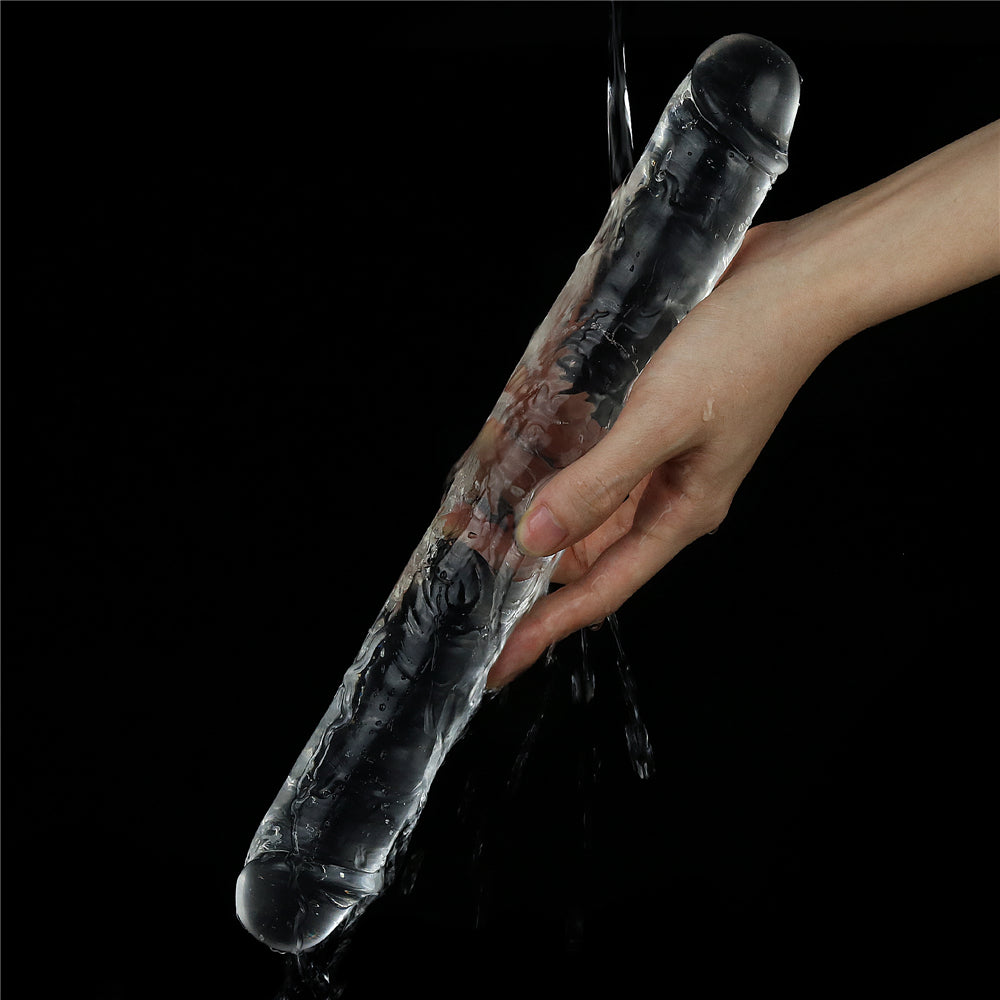 Lovetoy Flawless Clear Double dildo 12"