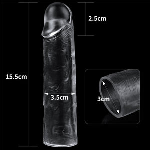 Lovetoy Flawless Clear Penis Sleeve Add 1''