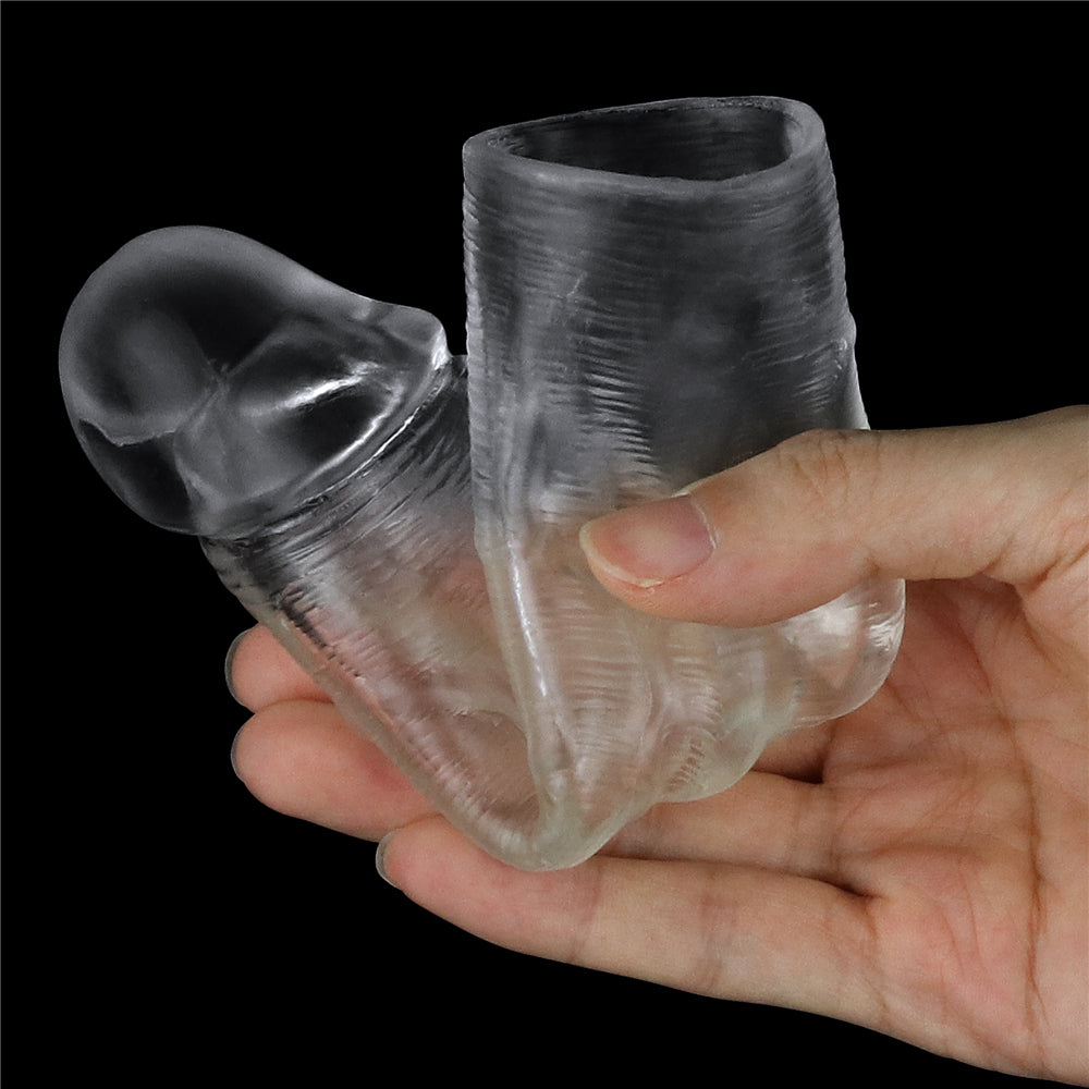 Lovetoy Flawless Clear Penis Sleeve Add 1''