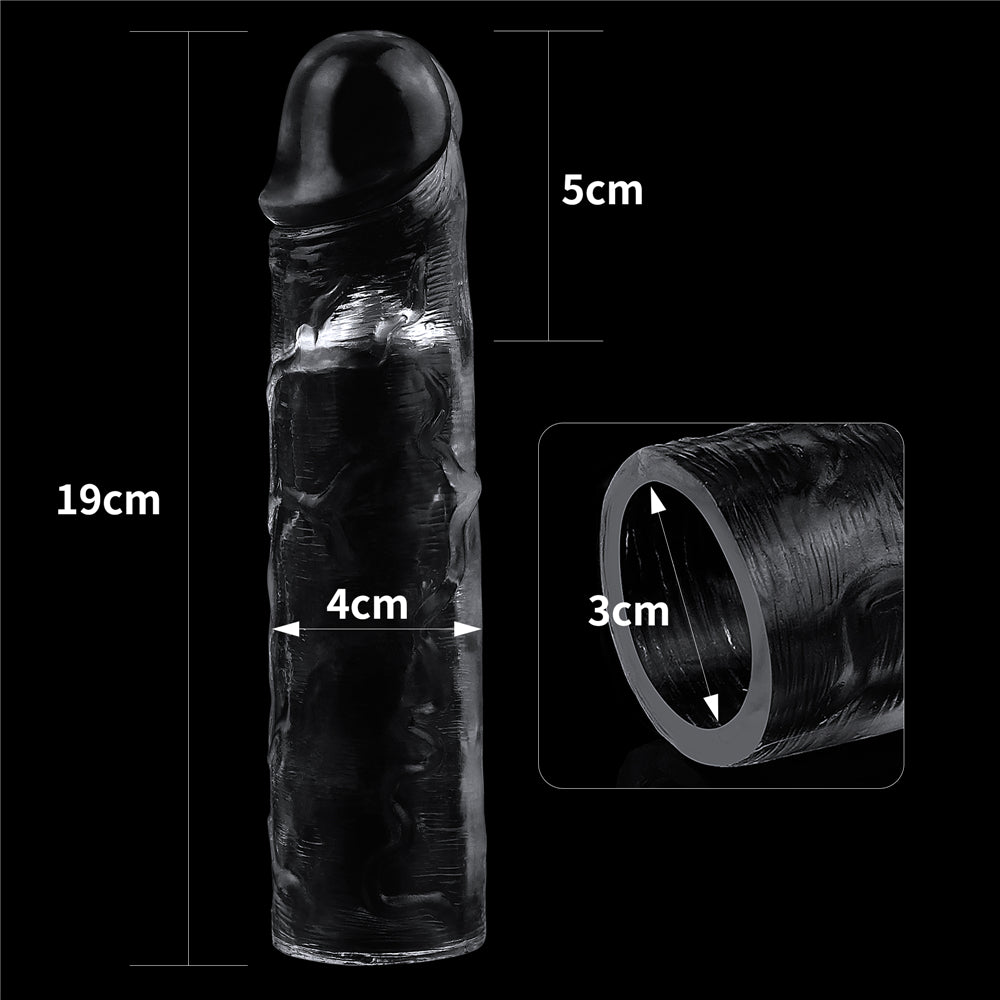 Lovetoy Flawless Clear Penis Sleeve Add 2''