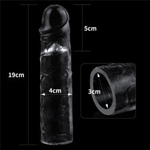 Load image into Gallery viewer, Lovetoy Flawless Clear Penis Sleeve Add 2&#39;&#39;