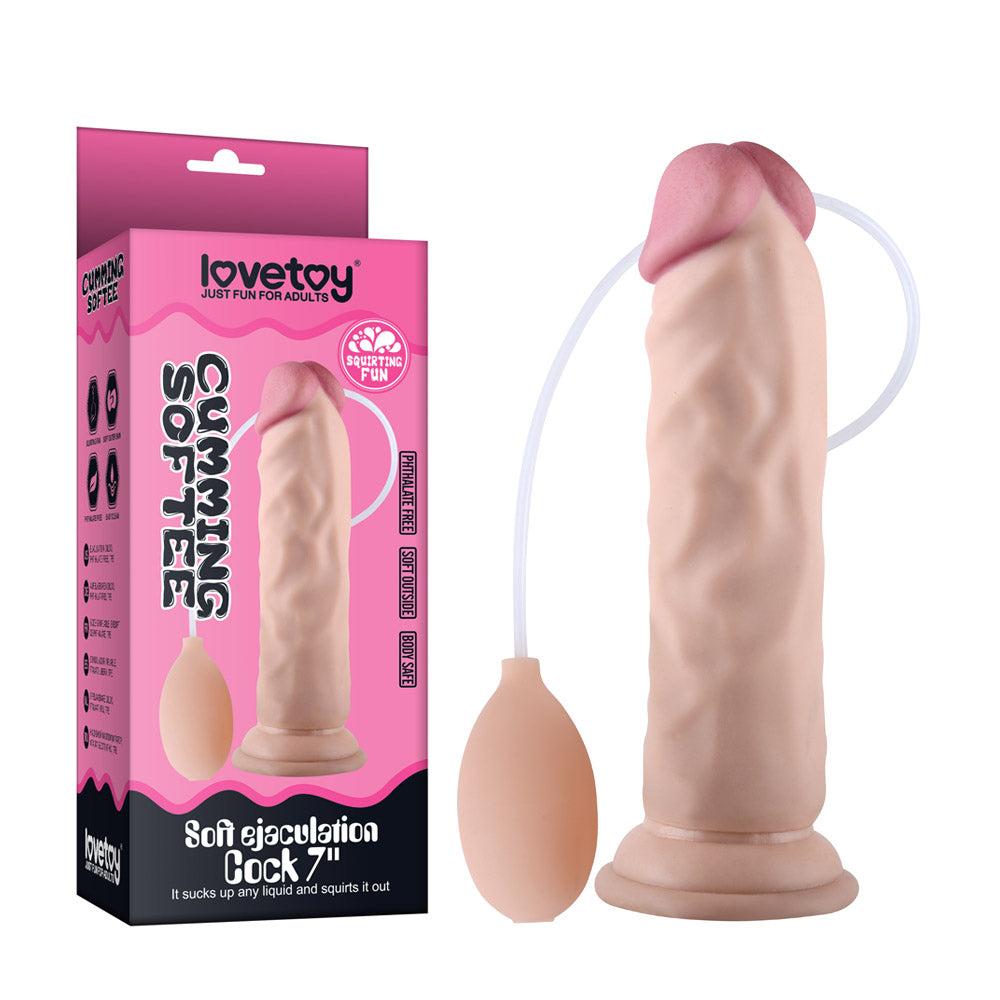 Lovetoy 8.5" Soft Ejaculation Cock