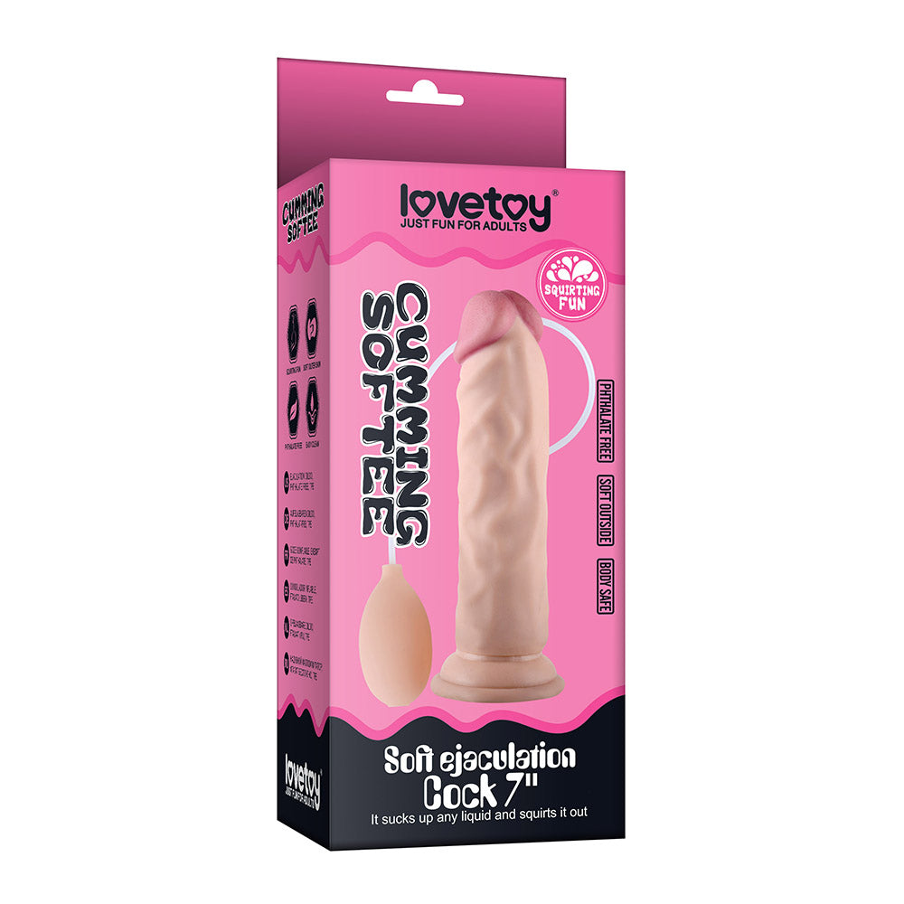 Lovetoy 8.5" Soft Ejaculation Cock