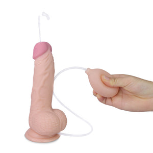 Lovetoy 8" Soft Ejaculation Cock with Ball