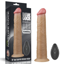 Load image into Gallery viewer, Lovetoy 10&quot; Dual Layered Silicone Rotator, 10 Function