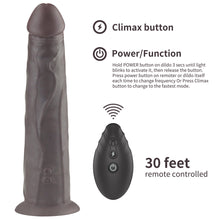 Load image into Gallery viewer, Lovetoy 9&quot; Dual Layered Silicone Rotator, 10 Function